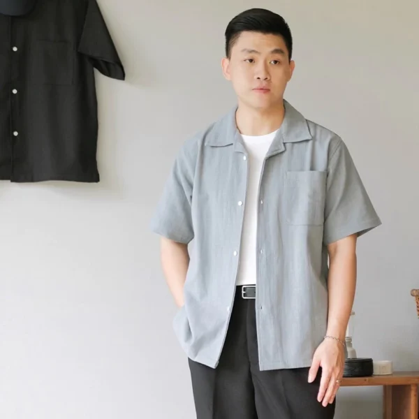 Relaxed Linen Shirt - Image 8