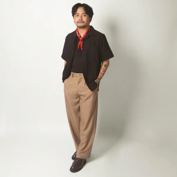 Relaxed Wide Trouser Pants - Image 4