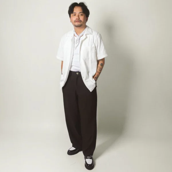 Relaxed Wide Trouser Pants - Image 2