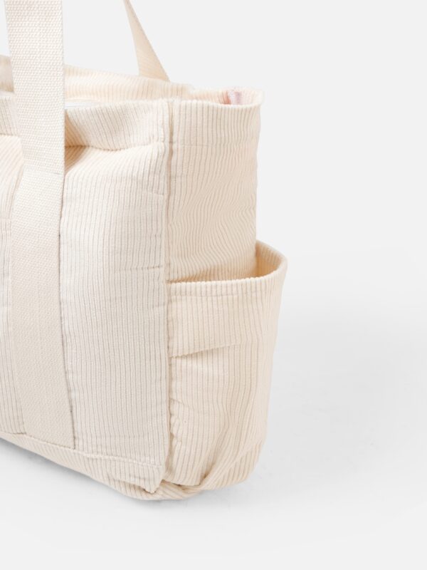 Carry All V1 Corduroy Totebag Broken White Common Days - Image 3