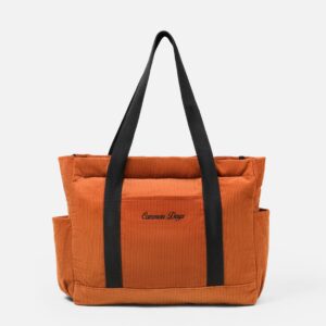 Carry All V1 Corduroy Totebag Caramel Common Days
