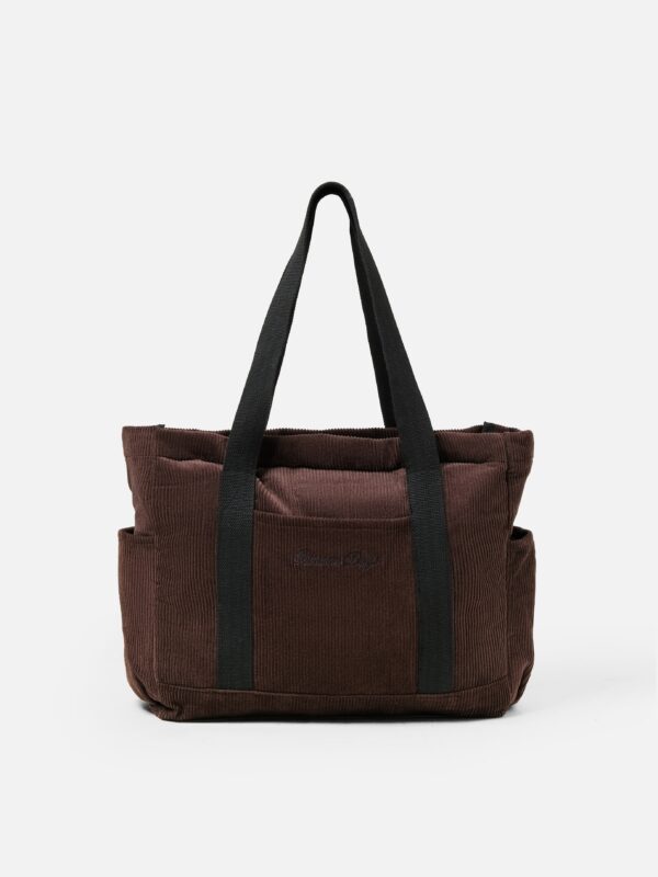 Carry All V1 Corduroy Totebag Dark Brown Common Days