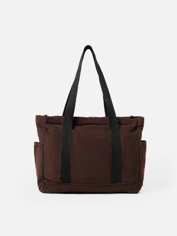 Carry All V1 Corduroy Totebag Dark Brown Common Days - Image 5