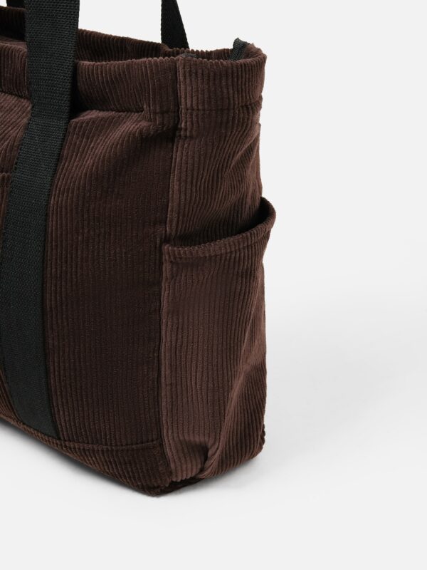 Carry All V1 Corduroy Totebag Dark Brown Common Days - Image 3