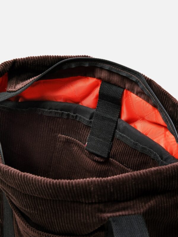 Carry All V1 Corduroy Totebag Dark Brown Common Days - Image 2