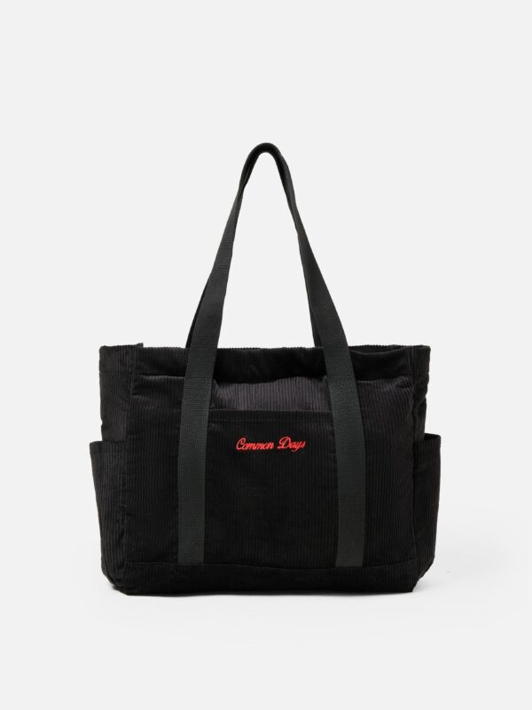Carry All V1 Corduroy Totebag Jet Black Common Days