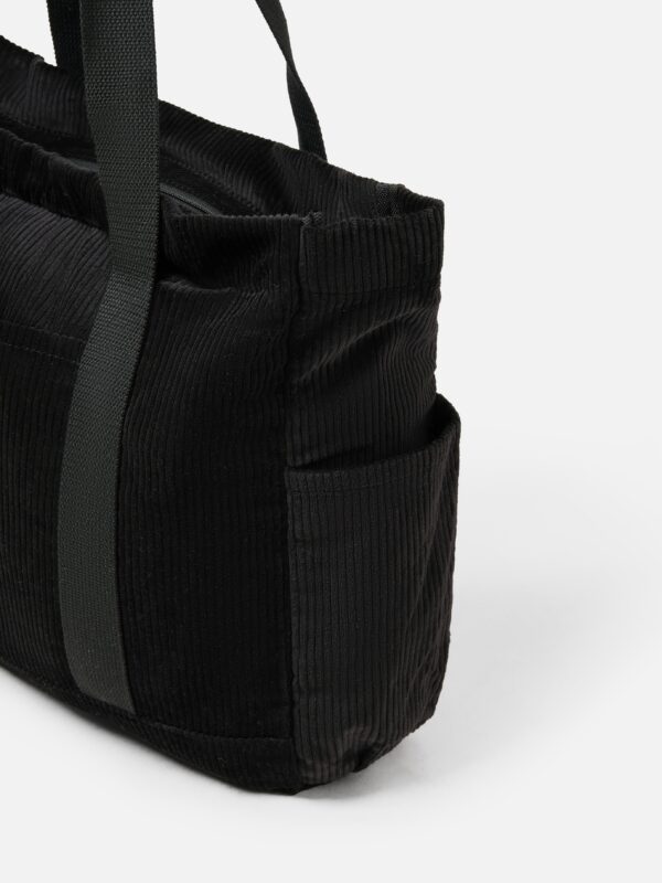 Carry All V1 Corduroy Totebag Jet Black Common Days - Image 3
