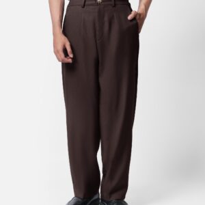Common Days | Relaxed Wide Trouser Pants Truffle Brown