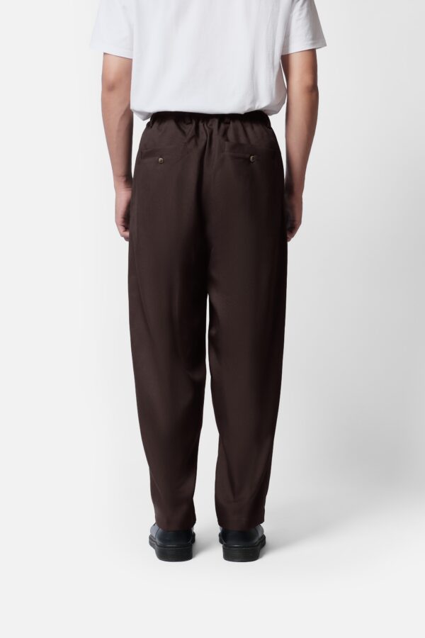 Common Days | Relaxed Wide Trouser Pants Truffle Brown