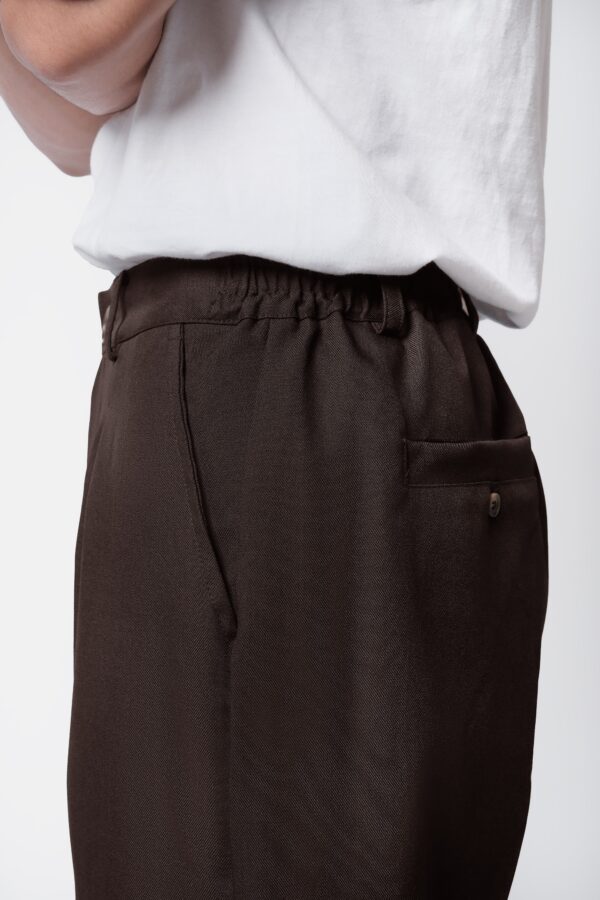 Common Days | Relaxed Wide Trouser Pants Truffle Brown