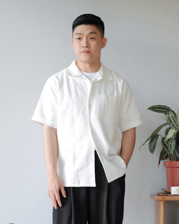 Common Days | Relaxed Linen Shirt Broken White |