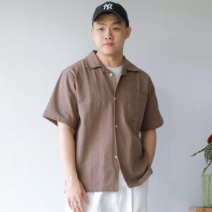 Common Days | Relaxed Linen Shirt Brown