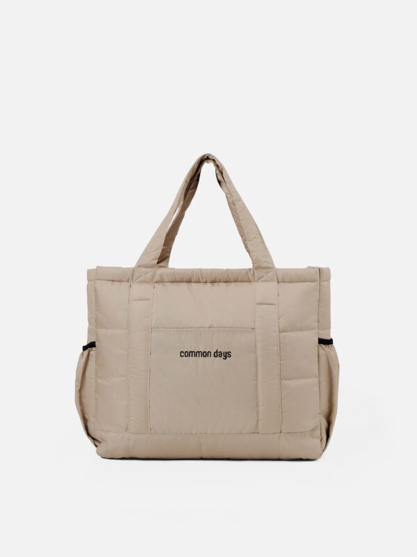 Carry All V1 Puffy Totebag Cream