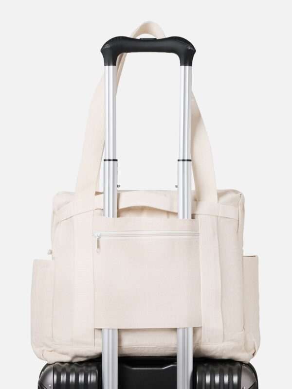 Travel Totebag Broken White Canvas Common Days - Image 7