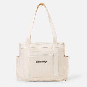 Travel Totebag Broken White Canvas Common Days