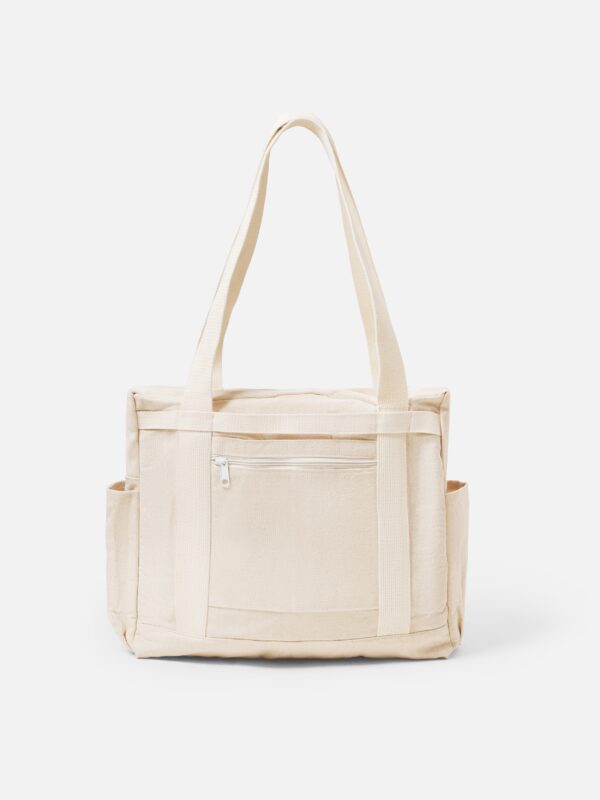 Travel Totebag Broken White Canvas Common Days - Image 5