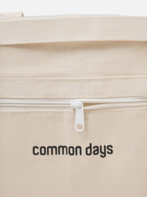 Travel Totebag Broken White Canvas Common Days - Image 4