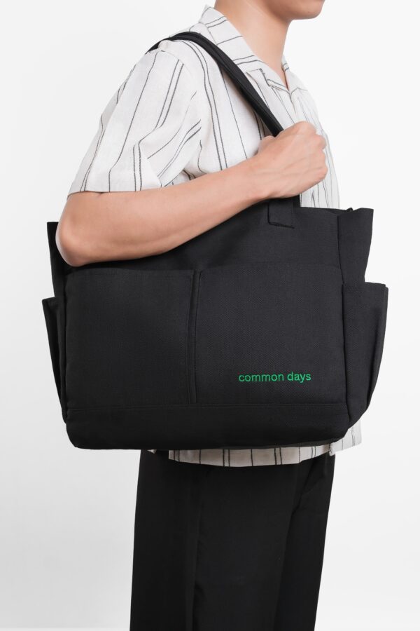 Carry All V2 Totebag Black Common Days - Image 2