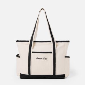 Carry All V1 Vintage Totebag Black Common Days