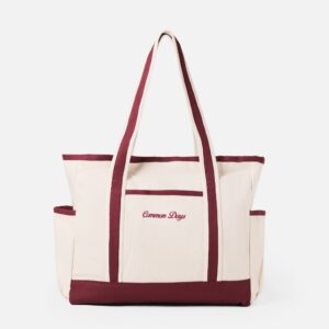 Carry All V1 Vintage Totebag Maroon Common Days