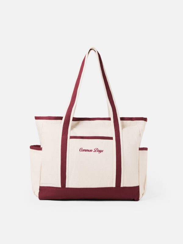 Carry All V1 Vintage Totebag Maroon Common Days