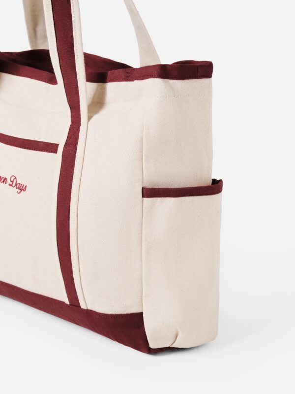 Carry All V1 Vintage Totebag Maroon Common Days - Image 3