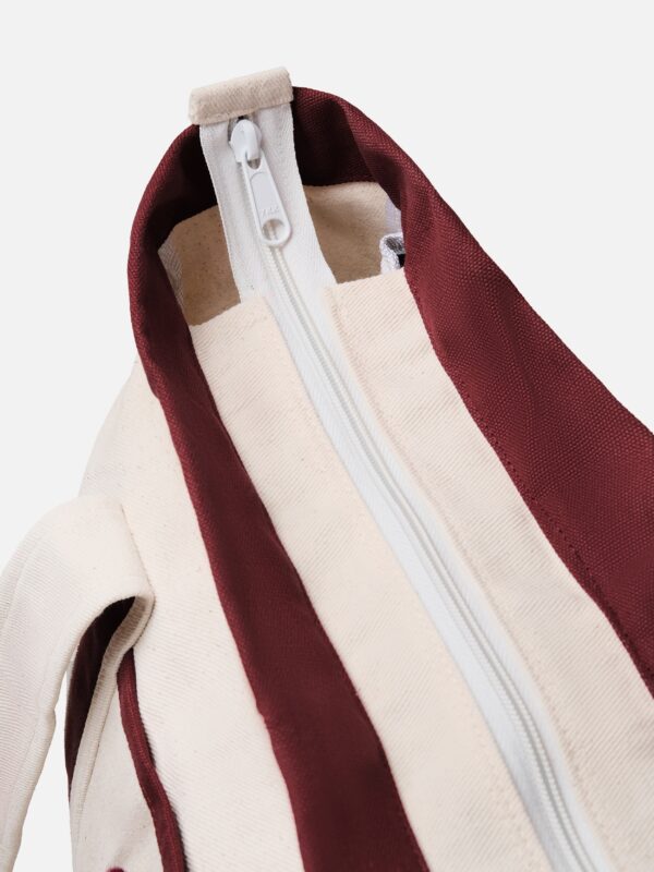 Carry All V1 Vintage Totebag Maroon Common Days - Image 4
