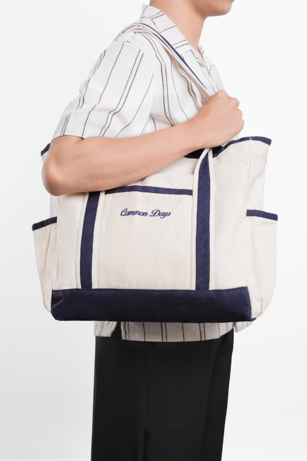 Carry All V1 Vintage Totebag Navy Common Days - Image 2