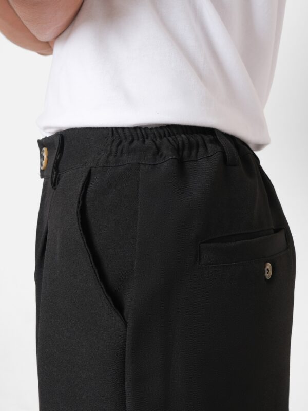 Common Days | Relaxed Wide Trouser Pants Black - Image 4