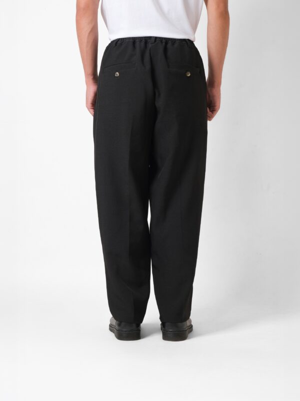 Common Days | Relaxed Wide Trouser Pants Black - Image 5