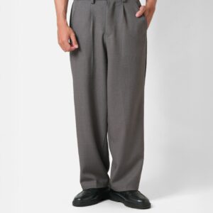 Common Days | Relaxed Wide Trouser Pants Grey