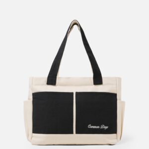 Carry All V2 Totebag Twotone Broken White & Black Common Days