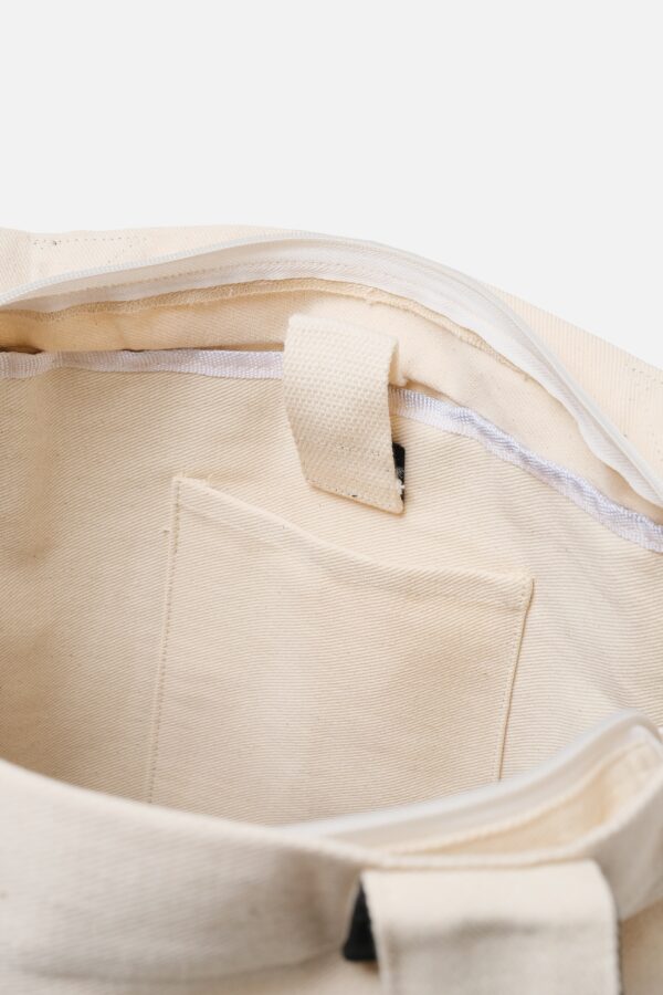 Carry All V2 Totebag Twotone Broken White & Black Common Days - Image 2