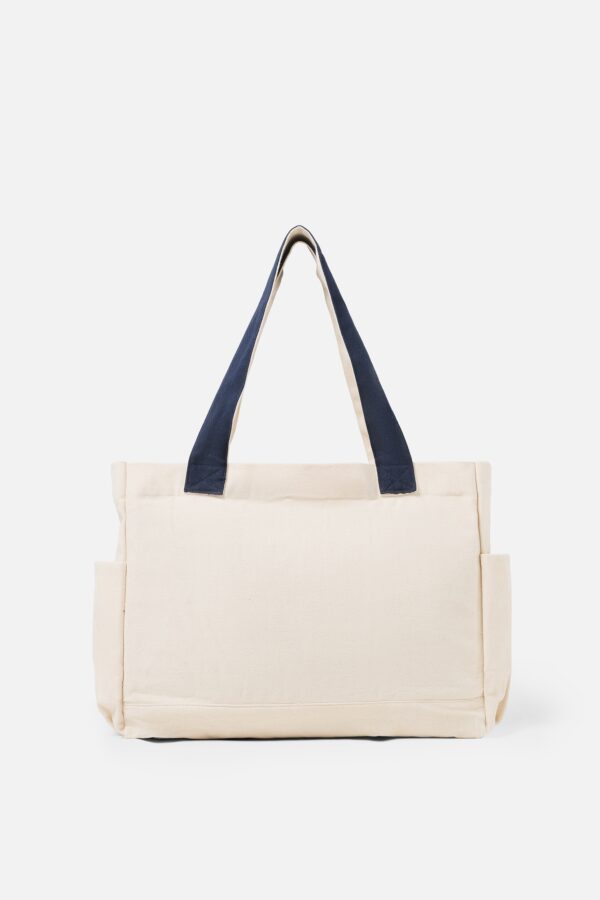 Carry All V2 Totebag Twotone Broken White & Navy Common Days - Image 5