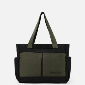 Carry All V2 Totebag Twotone Black & Army Common Days