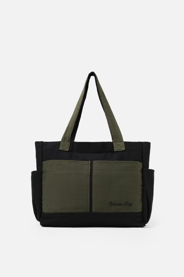 Carry All V2 Totebag Twotone Black & Army Common Days