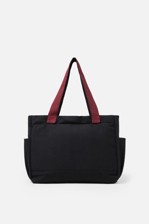 Carry All V2 Totebag Twotone Black & Maroon Common Days - Image 6