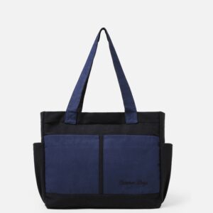 Carry All V2 Totebag Twotone Black & Navy Common Days