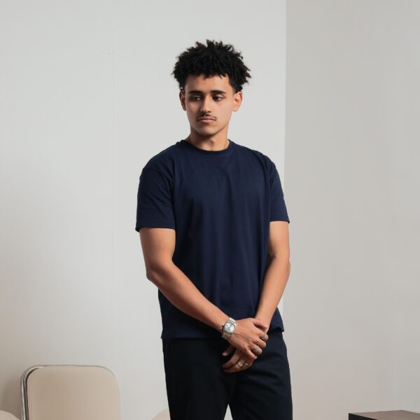 Common Days | 16s Classic Fitted Tee Navy