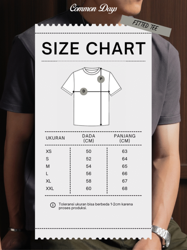 Common Days | 16s Classic Fitted Tee White