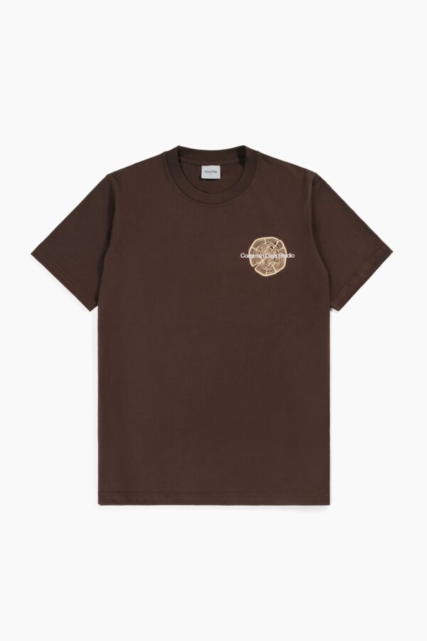 Common Days | Tshirt kaos Formed by time and nature Green Dark Brown