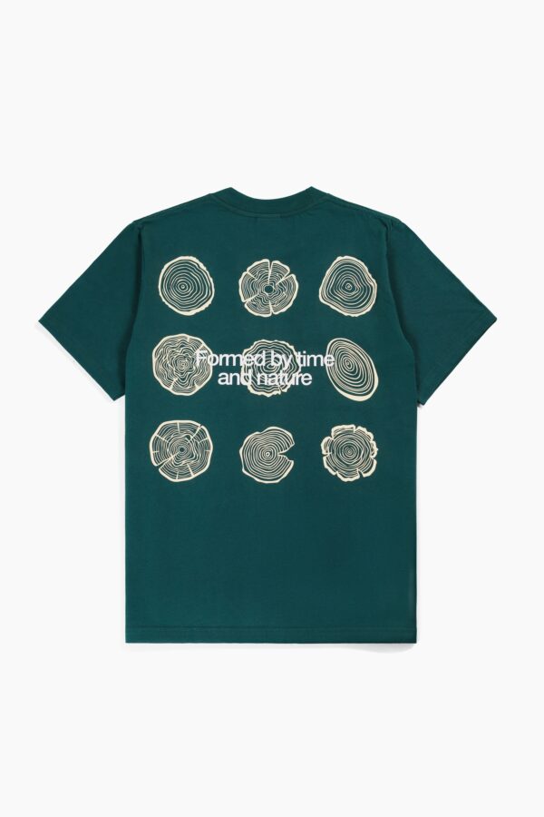 Common Days | Tshirt kaos Formed by time and nature Green Dark Brown