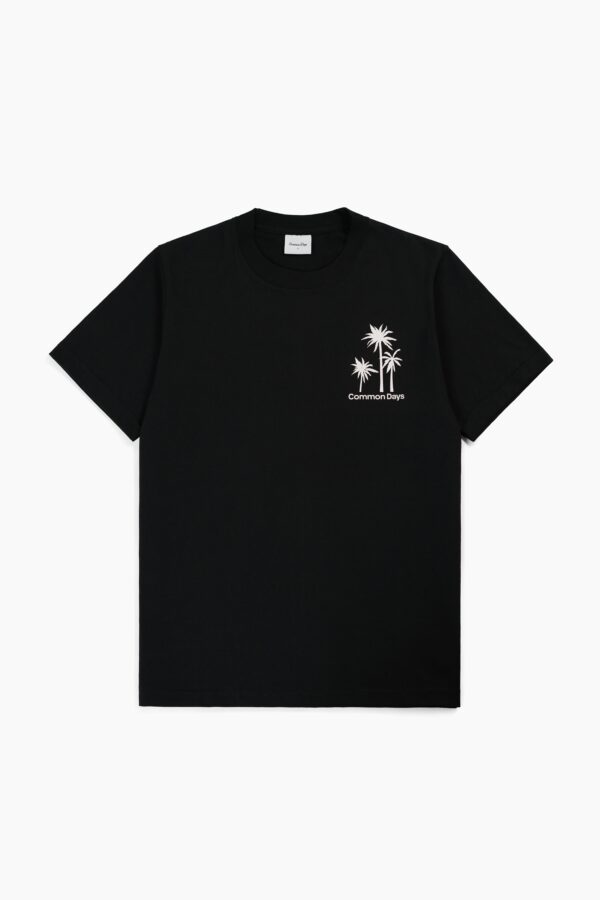 Common Days | Tshirt kaos Palm Tree White Black
