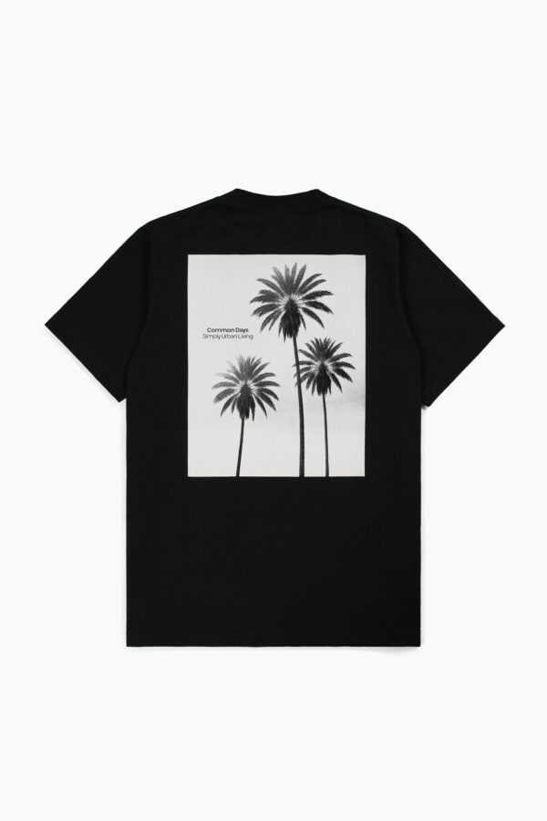 Common Days | Tshirt kaos Palm Tree White Black